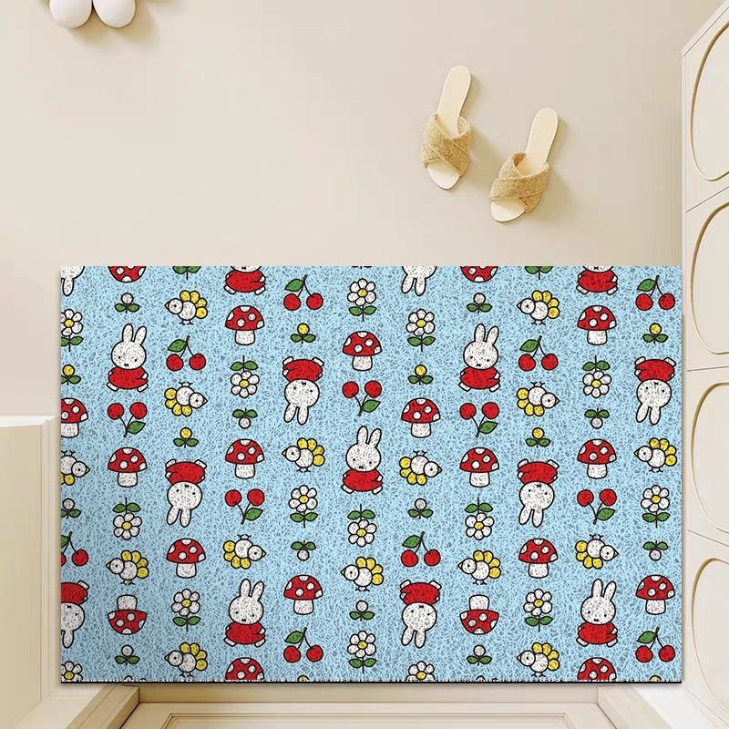 米菲兔可爱卡通入户丝圈地垫