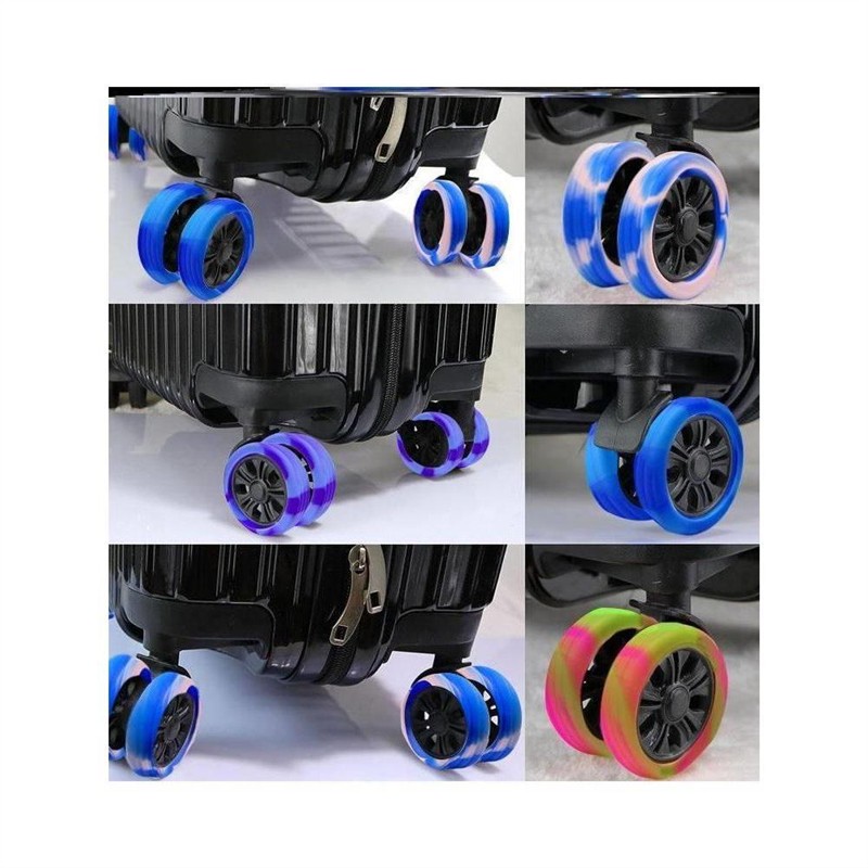 Travel luggage wheel rubber cover universal wheel rubber rin