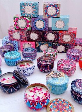 Soy Wax Aromatherapy Candle Dried Flower Wedding Gift