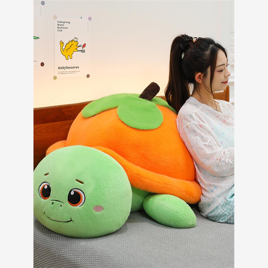 可爱大柿子乌龟毛绒好事