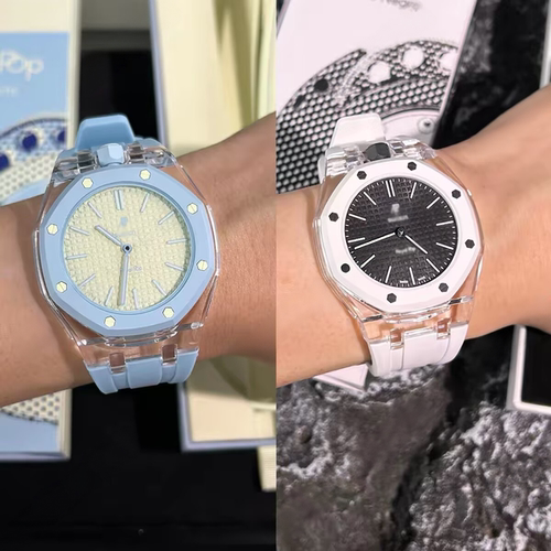 AP联名Swatch透明硅胶表带