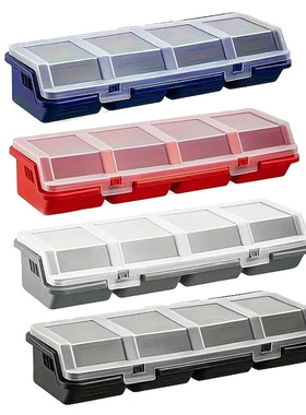 桌面收纳盒零件盒多格大容量分装盒塑料螺丝螺栓收纳盒五金工具盒