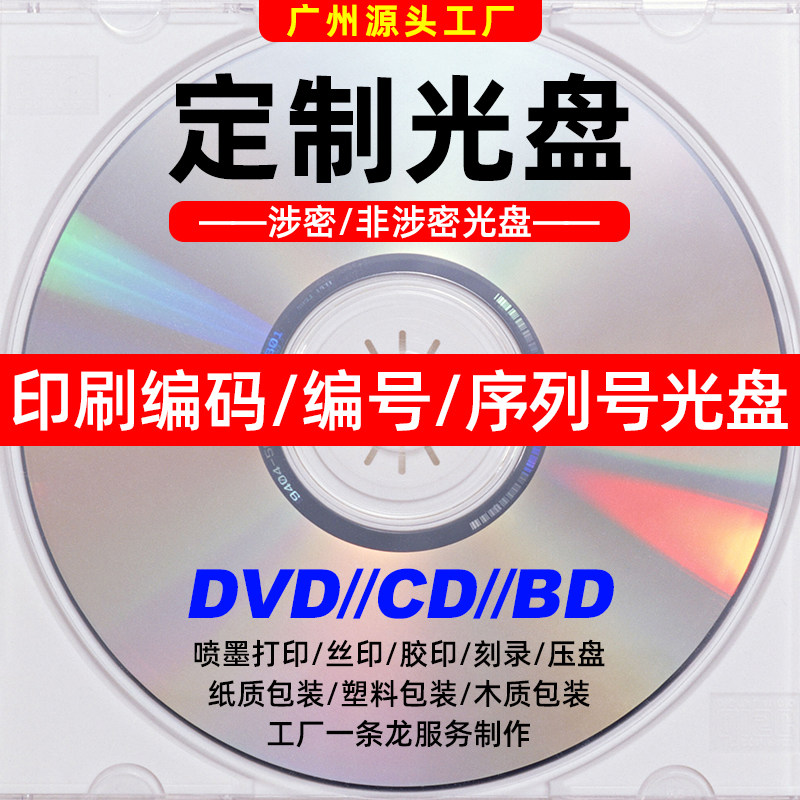 光盘制作定制CD/DVD封面打印图片