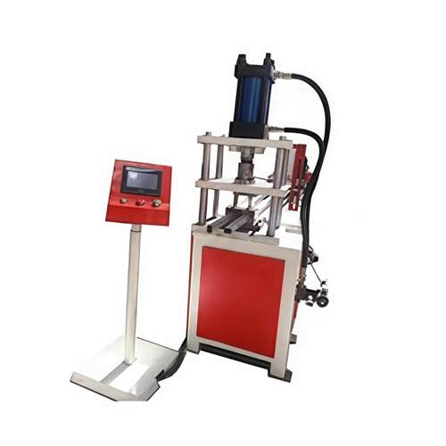 全自动冲孔机数控液压方管切45度折90冲角机切角厂家供应机械