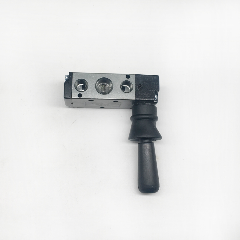 手板阀三位五通气缸塑钢设备配件