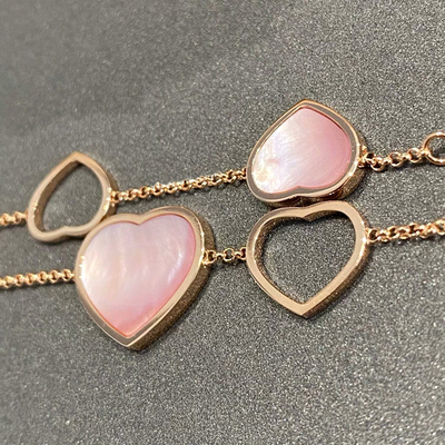 桃心形爱心手链满天星手镯