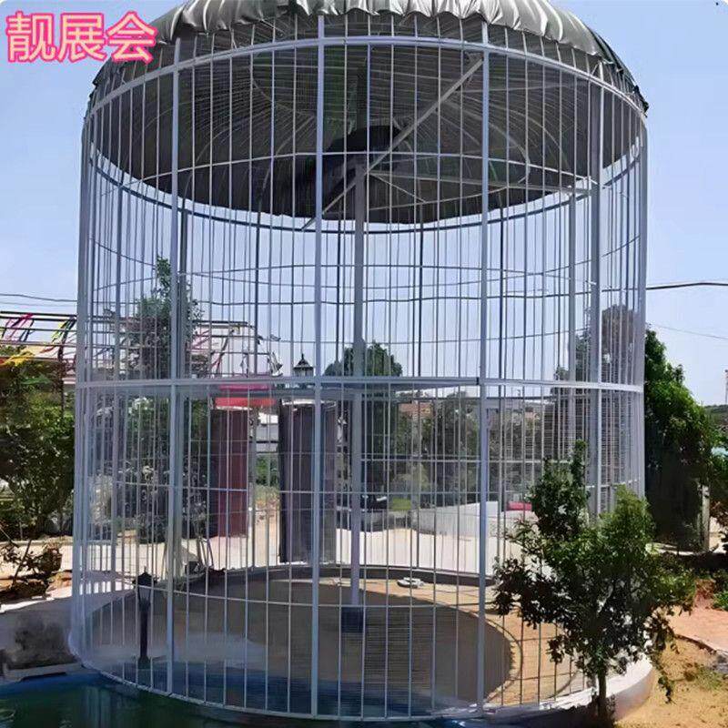 铁艺装饰鸟笼特大号鸟笼八哥虎皮鸟笼