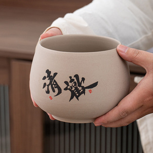 茶渣缸陶瓷茶洗家用桌面水盂建水茶水缸废水桶功夫茶道配件杯洗