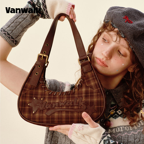 VANWALK/出走通勤女生hobo腋下包