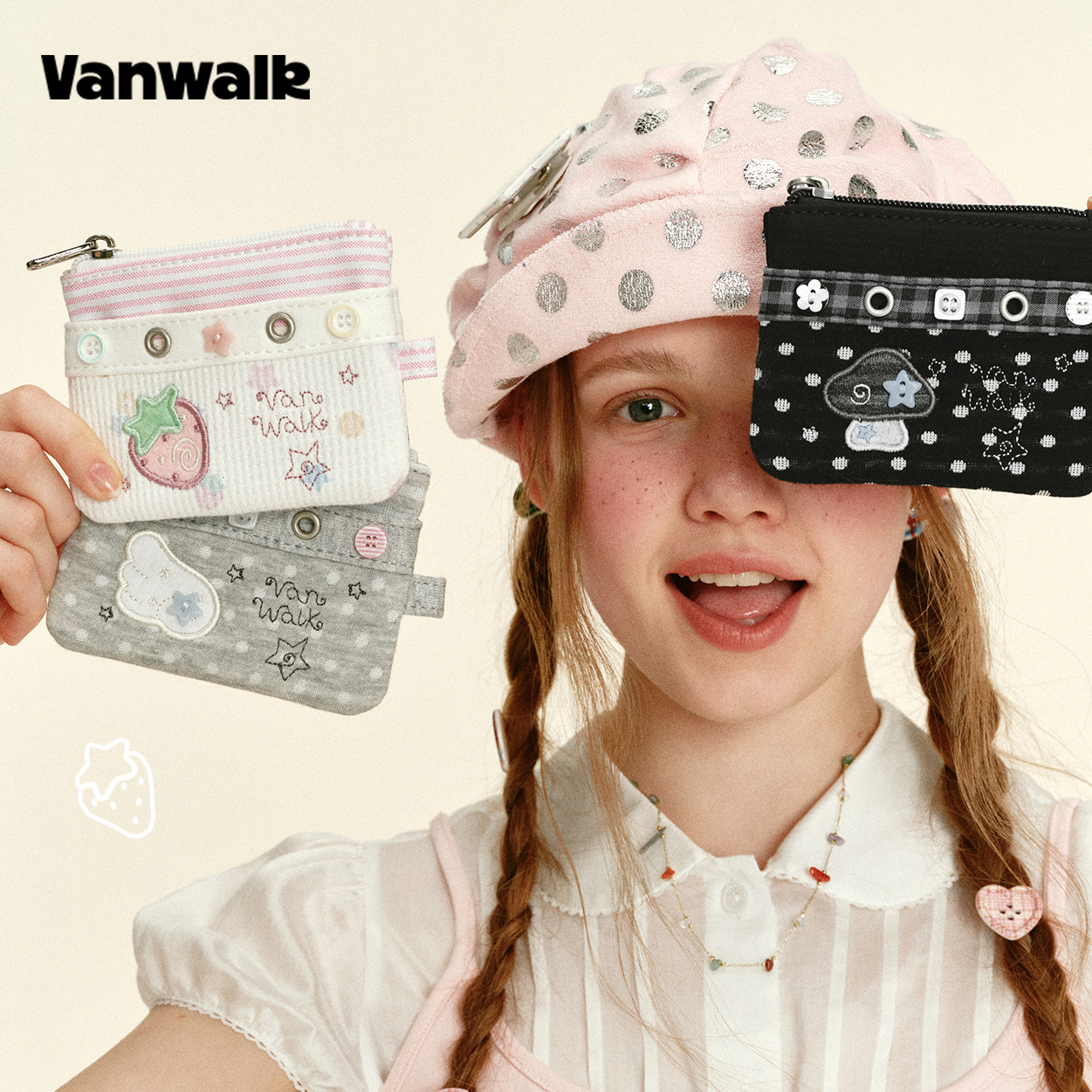 VANWALK/出走短款钱包高颜值礼物图片