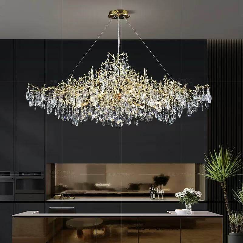 轻奢水晶吊灯奢华高端大气