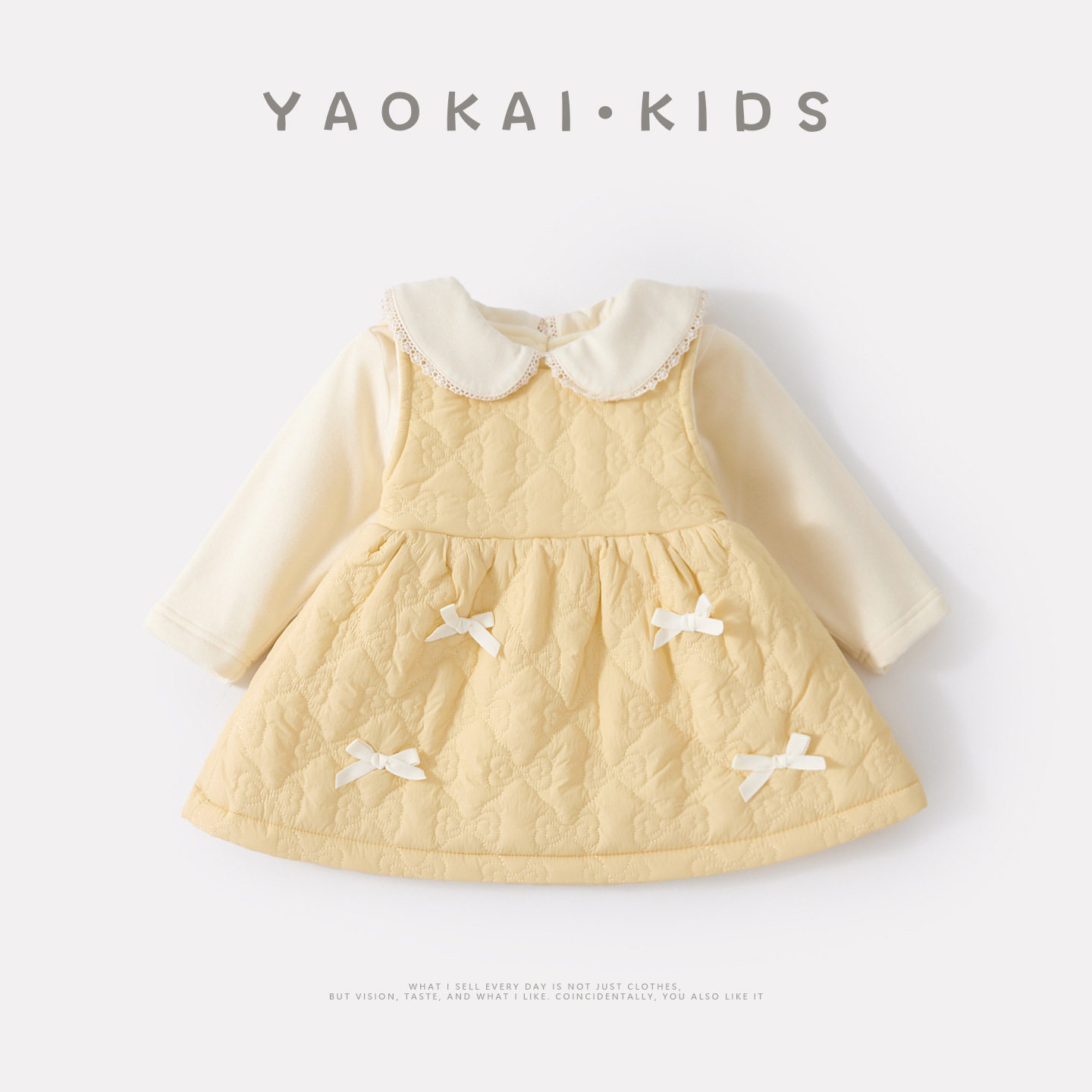 2025秋冬新款婴幼儿连衣裙套连衣裙