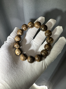 1.5cm老挝99沉 沉香手串21.12克