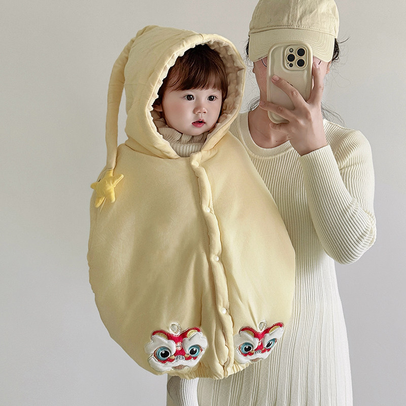 婴儿披风斗篷秋冬外出女童防风外套男宝宝保暖国风儿童披肩挡风被,童装/婴儿装/亲子装,披风/斗篷,淘宝优惠券,粉丝福利购,淘宝优惠卷