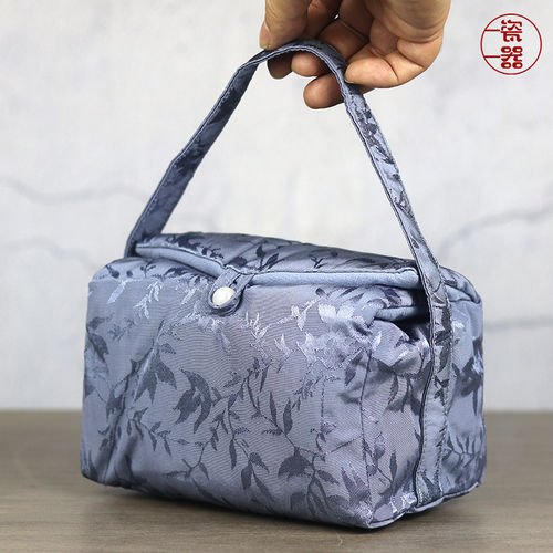 中式茶具收纳包女士化妆包首饰包