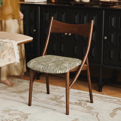 中古猫耳餐椅丨创意靠背单人椅子