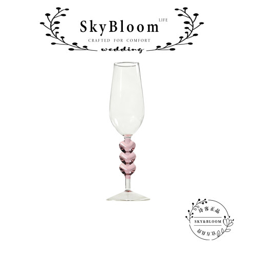 SkyBloom诗客轻奢高档香槟酒杯子