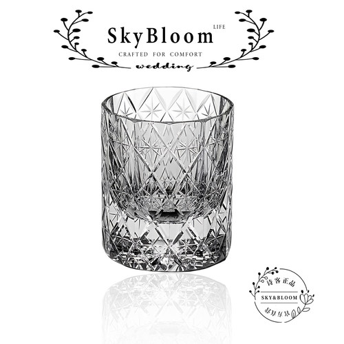 SkyBloom复古高端欧式轻奢水晶杯