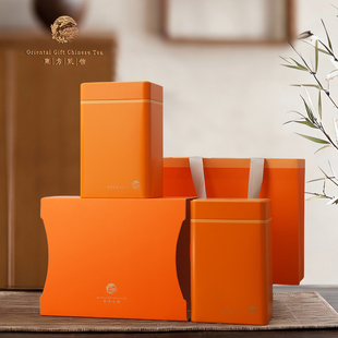 新款茶叶罐铁罐半斤一斤装红茶绿茶通用方形包装礼盒白茶空储存罐