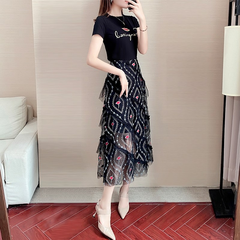 网红2026新款夏季套装成套搭配减龄套装裙小个子显高一整套裙子女