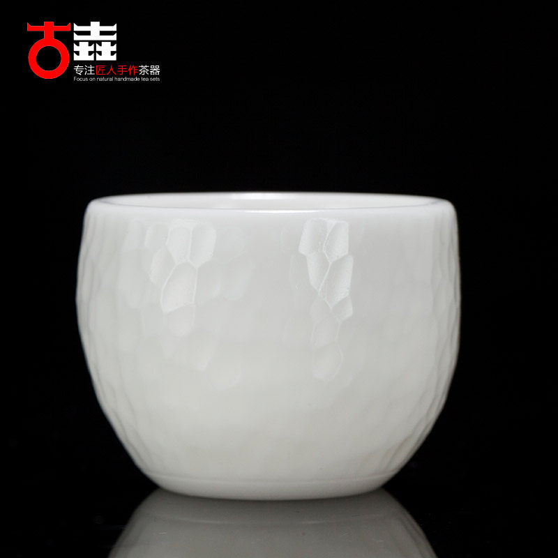 古垚/陈清宜手工白瓷茶杯暖玉瓷品茗杯陶瓷个人杯礼盒装送礼/禅心
