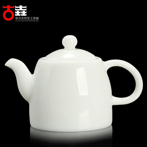 古垚陈清宜德化白瓷羊脂釉茶壶