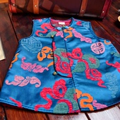 汉服 八宝葫芦旗袍马甲拜年服中国风复古唐装 2025新款 男女同款