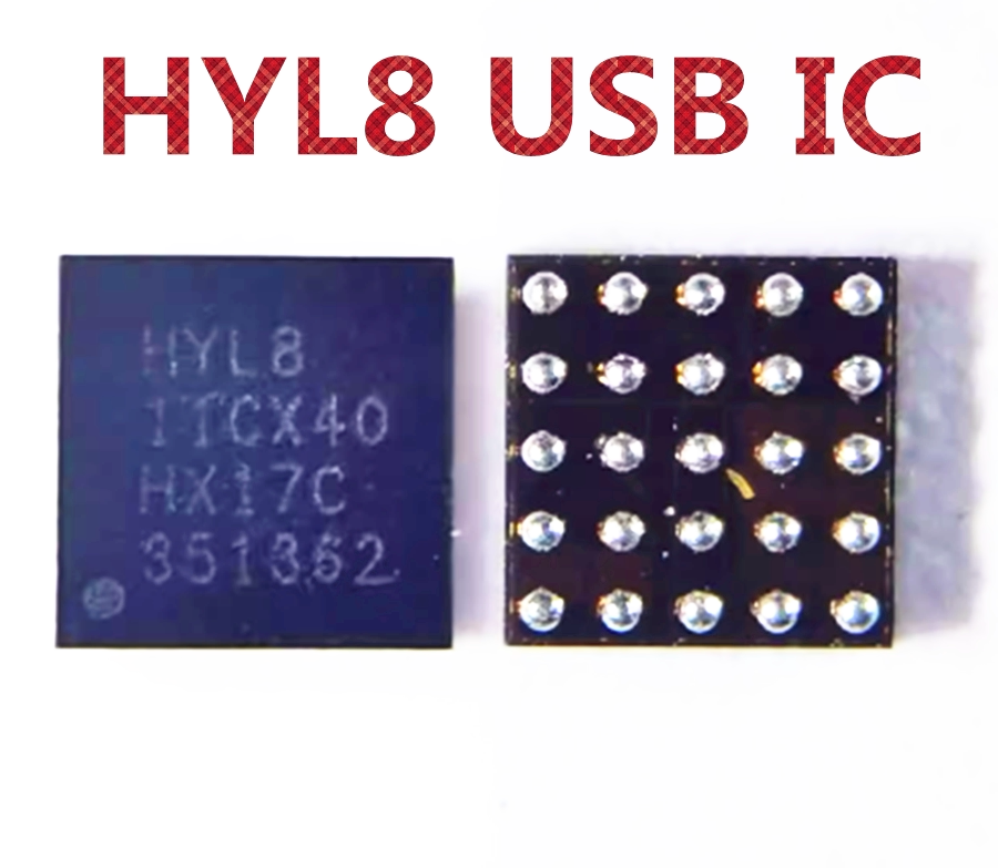 适用华为P50PRO USB管理IC HYL8附件识别IC JH充电IC SGM41516D - 实物图