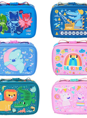 澳洲smiggle餐包双层手提包饭盒包小学生儿童防水保温袋lunch