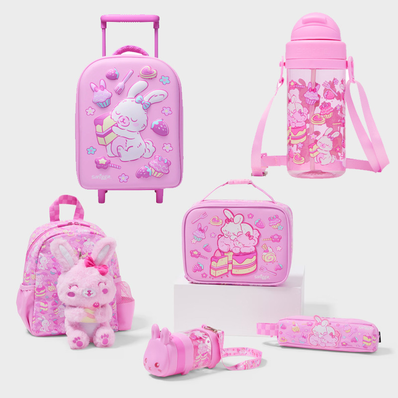 澳洲smiggle拉杆箱幼儿园宝宝书包卡通可爱双肩包儿童迷你行李