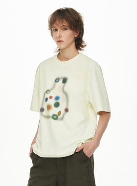 11St Crops “糖果罐子”马赛克艺术插画原创独立设计短袖T恤