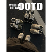 NewRockStarChoppa 秋冬低帮运动休闲大头板鞋 小众厚底面包鞋 男款