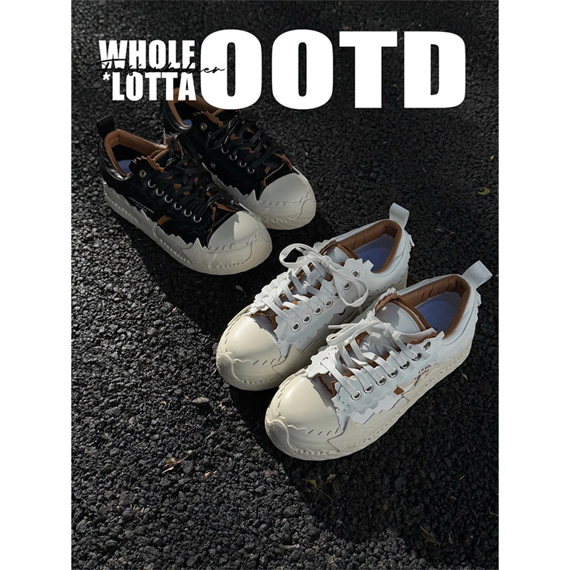 NewRockstarChoppa 破壳鞋男款经典百搭夏季小众厚底复古休闲板鞋,流行男鞋,休闲板鞋,淘宝优惠券,粉丝福利购,淘宝优惠卷