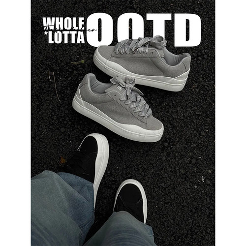 NewRockStarChoppa 原创超拽低帮厚底学生板鞋男休闲百搭运动潮鞋