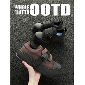 男秋冬青少年休闲板鞋 NewRockStarChoppa 小众丑萌大头厚底面包鞋