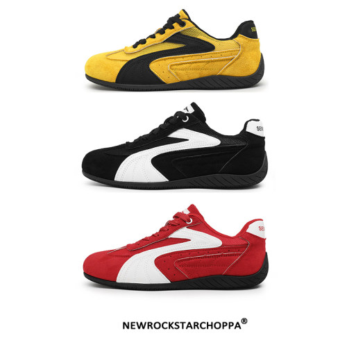 NewRockstarChoppa 经典赛车鞋男夏季网面透气休闲百搭情侣德训鞋