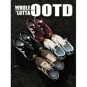 NewRockStarChoppa 复古百搭德训鞋男士春季小众运动休闲赛车板鞋