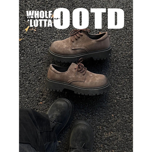 秋冬休闲增高大头皮鞋 NewRockstarChoppa 男款 德比鞋 复古英伦工装