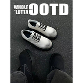 无主系列 厚底牛仔德比鞋 男款 NewRockstarChoppa 秋冬休闲小皮鞋