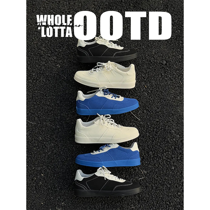 NewRockstarChoppa 男款低帮德训板鞋秋冬小众学生百搭运动休闲鞋