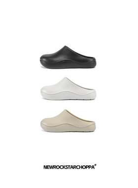 NewRockstarChoppaCleanfit极简德比包头洞洞鞋EVA防滑勃肯拖鞋男