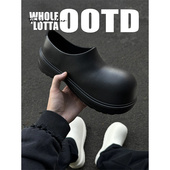 NewRockStarChoppa 顶男大头德比鞋 Cleanfit厚底增高EVA防水防滑