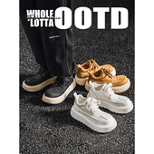 休闲百搭厚底高帮板鞋 NewRockStarChoppa 小众潮流马丁靴男秋冬季