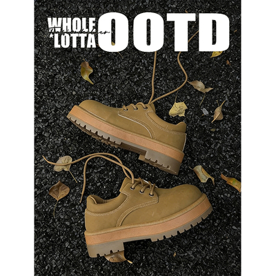 NewRockStarChoppa 2026新款厚底增高德比鞋男款秋冬英伦休闲皮鞋