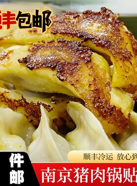 南京特产手工猪肉锅贴煎饺包邮