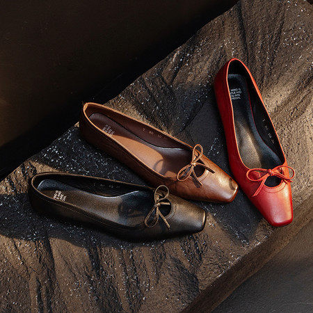 l'avance头层水洗羊皮显瘦小皮鞋法式复古女真皮单鞋百搭通勤2.5c,女鞋,深口单鞋,淘宝优惠券,粉丝福利购,淘宝优惠卷