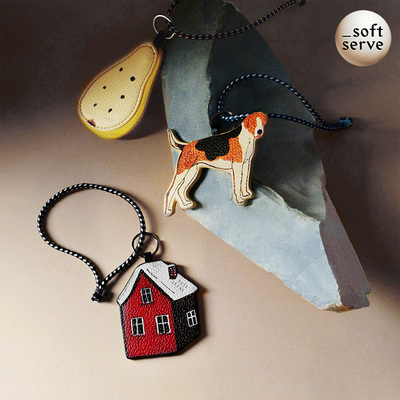 SoftServe双面皮质多用挂件包挂