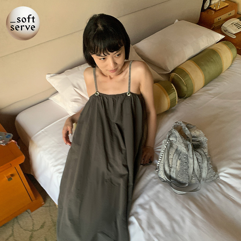 SoftServe天丝棉吊带裙