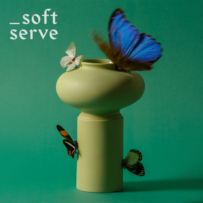 简约现代客厅插花SoftServe陶瓷