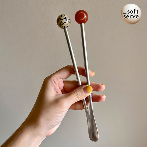 SoftServe可爱玉石搅拌勺